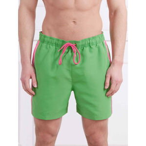 Tommy Jeans pánské zelené plavky